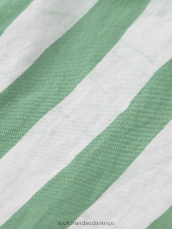 menn badeshorts med trykt middels lengde grønn tie dye stripe N40XD680 klær Scotch & Soda