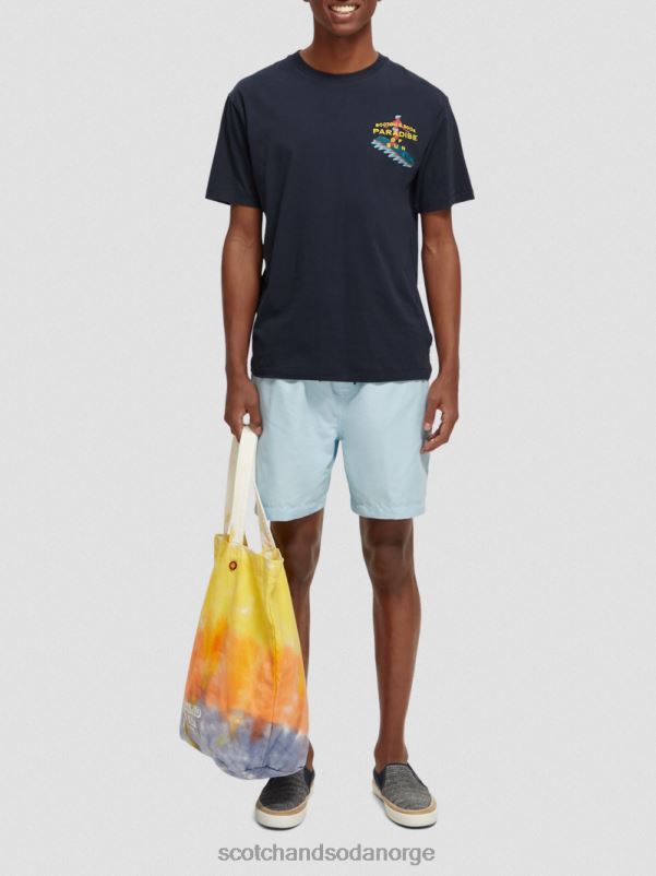 menn middellange badeshorts havblått N40XD664 klær Scotch & Soda