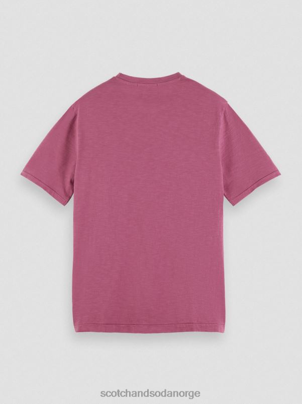 menn T-skjorte for kunstverk i økologisk jersey dahlia N40XD367 klær Scotch & Soda
