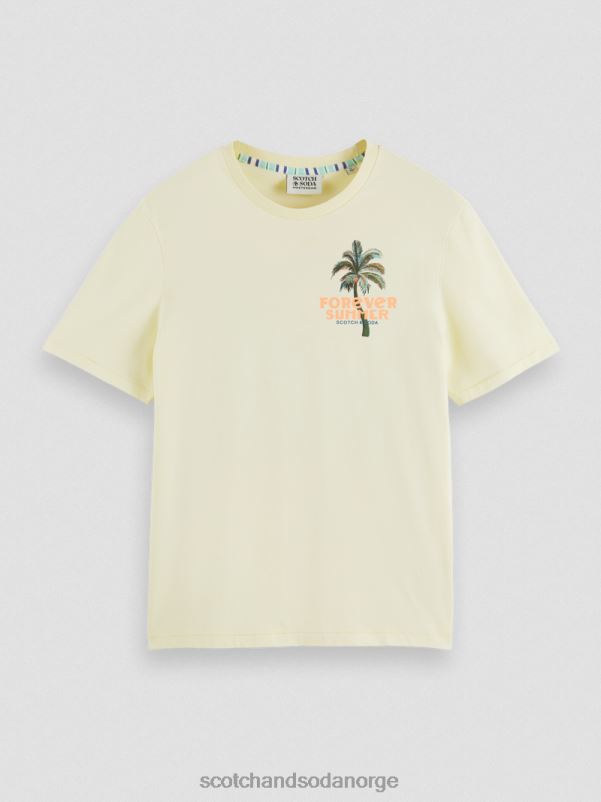 menn artwork t-skjorte med rund hals banan N40XD382 klær Scotch & Soda