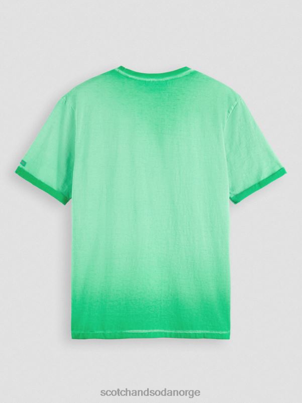 menn kaldfarget kunst-t-skjorte amazon grønn N40XD376 klær Scotch & Soda
