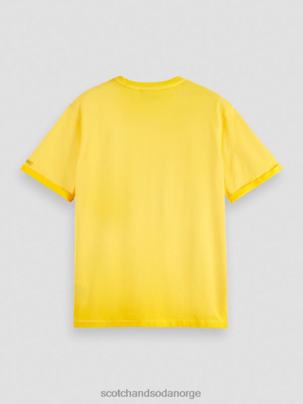 menn kaldfarget kunst-t-skjorte solskinn N40XD375 klær Scotch & Soda