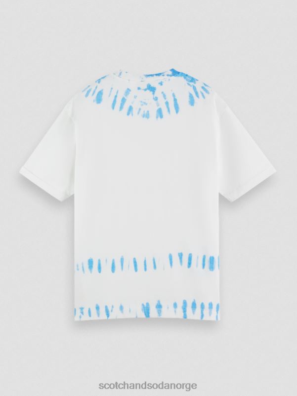 menn organisk tie-dye kunstverk t-skjorte kombinasjon b N40XD404 klær Scotch & Soda