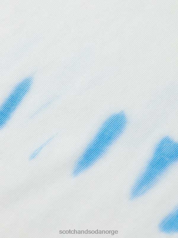 menn organisk tie-dye kunstverk t-skjorte kombinasjon b N40XD404 klær Scotch & Soda