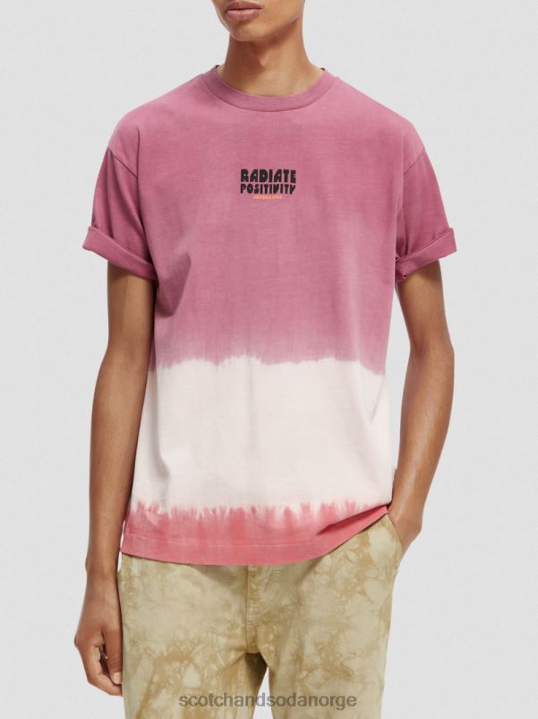 menn organisk tie-dye kunstverk t-skjorte kombo a N40XD406 klær Scotch & Soda