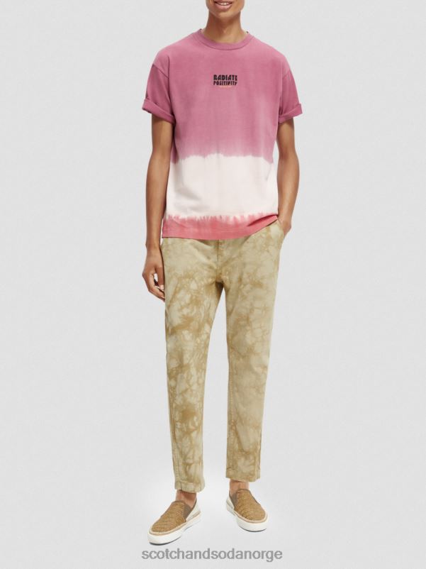 menn organisk tie-dye kunstverk t-skjorte kombo a N40XD406 klær Scotch & Soda