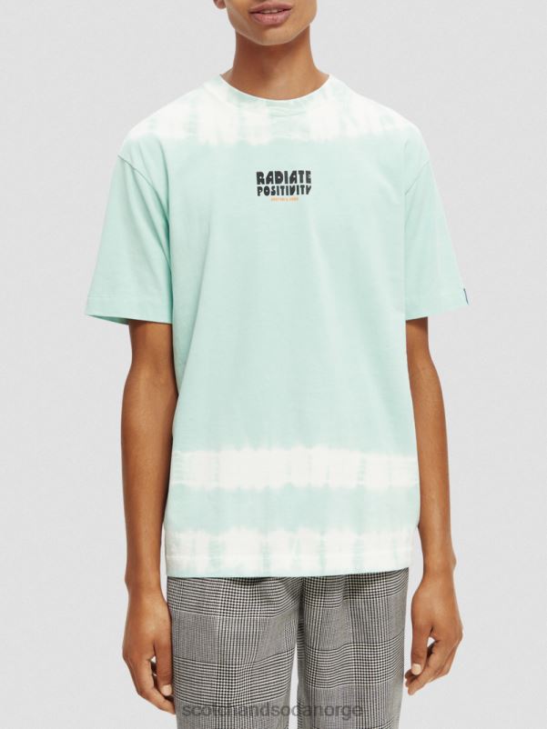 menn organisk tie-dye kunstverk t-skjorte kombo c N40XD403 klær Scotch & Soda