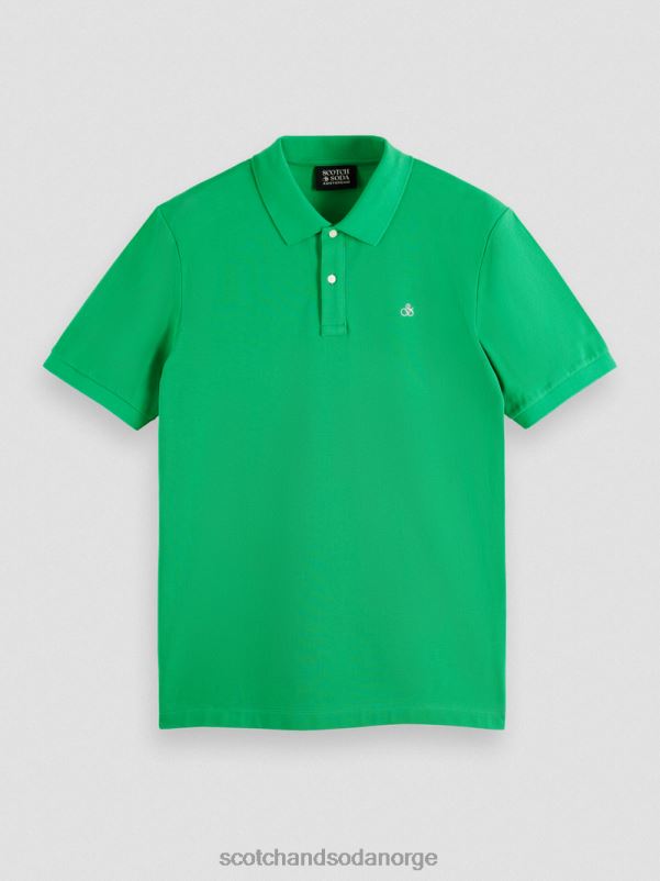 menn piképolo i økologisk bomull amazon grønn N40XD460 klær Scotch & Soda