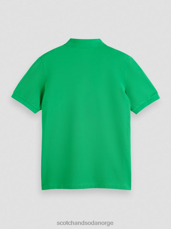 menn piképolo i økologisk bomull amazon grønn N40XD460 klær Scotch & Soda