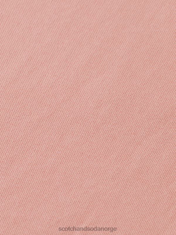 menn piképolo i økologisk bomull flamingo N40XD461 klær Scotch & Soda