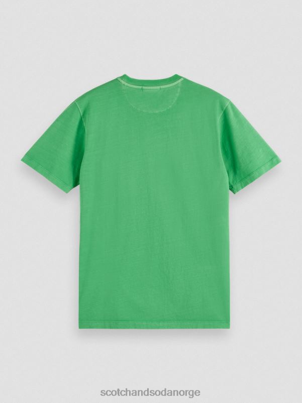 menn plaggfarget t-skjorte med normal passform amazon N40XD428 klær Scotch & Soda