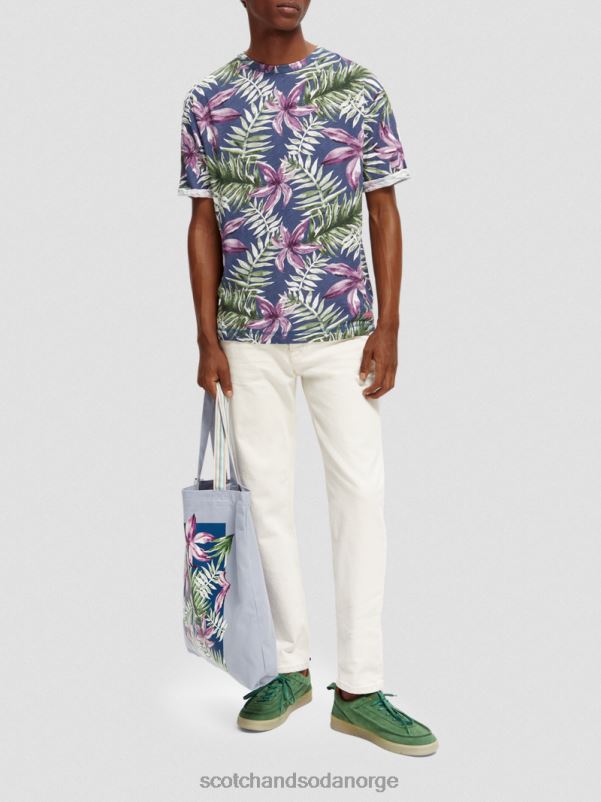 menn t-skjorte med avslappet passform kombo a N40XD374 klær Scotch & Soda