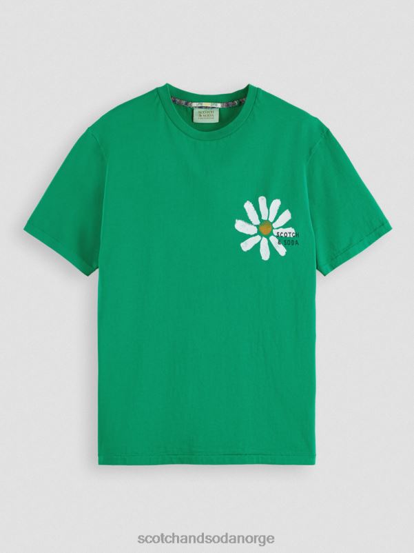 menn vasket kunstverk t-skjorte amazon N40XD447 klær Scotch & Soda