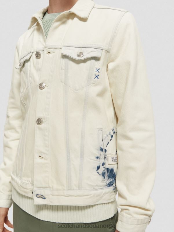 menn denim trucker jakke et snev av blått N40XD566 klær Scotch & Soda