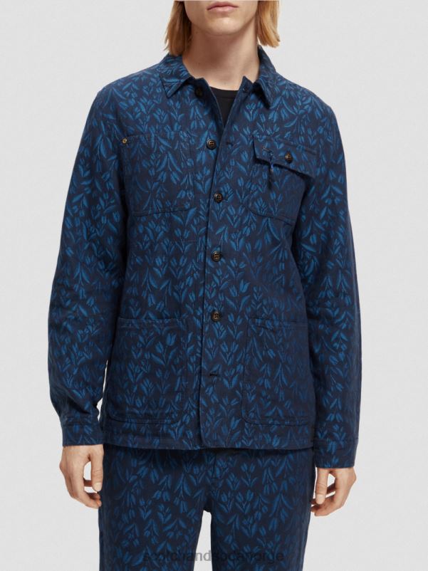 menn jacquard bruksjakke for arbeidsklær kombo a N40XD570 klær Scotch & Soda