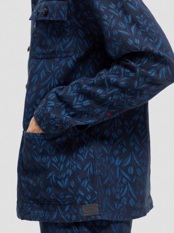 menn jacquard bruksjakke for arbeidsklær kombo a N40XD570 klær Scotch & Soda