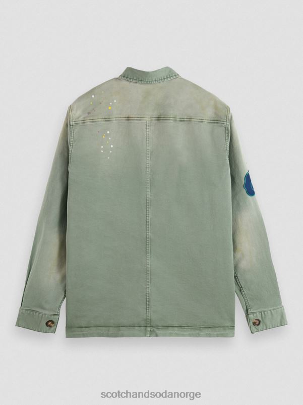 menn lappet kunstverk hjelpejakke hæren N40XD575 klær Scotch & Soda