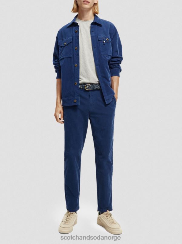 menn flettet skinn og snorbelte marine N40XD720 tilbehør Scotch & Soda