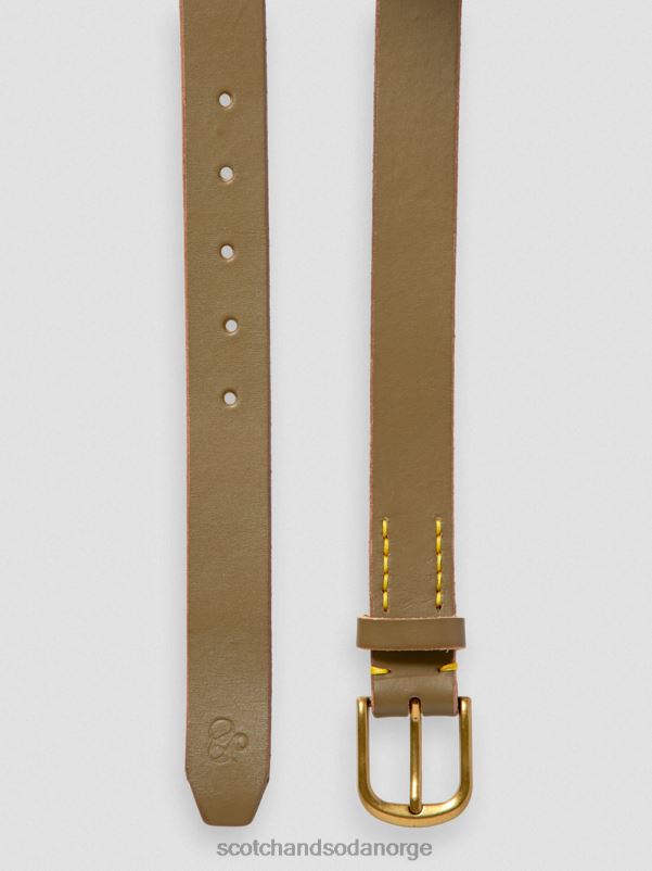 menn lærbelte kaki N40XD718 tilbehør Scotch & Soda