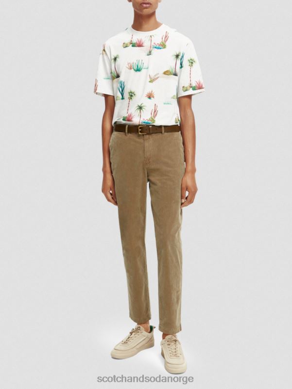 menn lærbelte kaki N40XD721 tilbehør Scotch & Soda