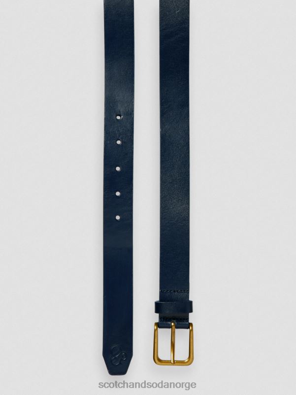 menn lærbelte marine N40XD723 tilbehør Scotch & Soda