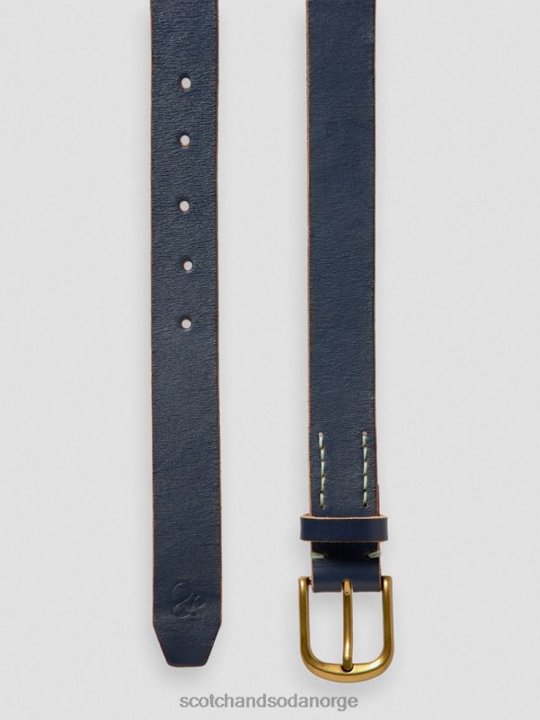 menn lærbelte marinen N40XD717 tilbehør Scotch & Soda