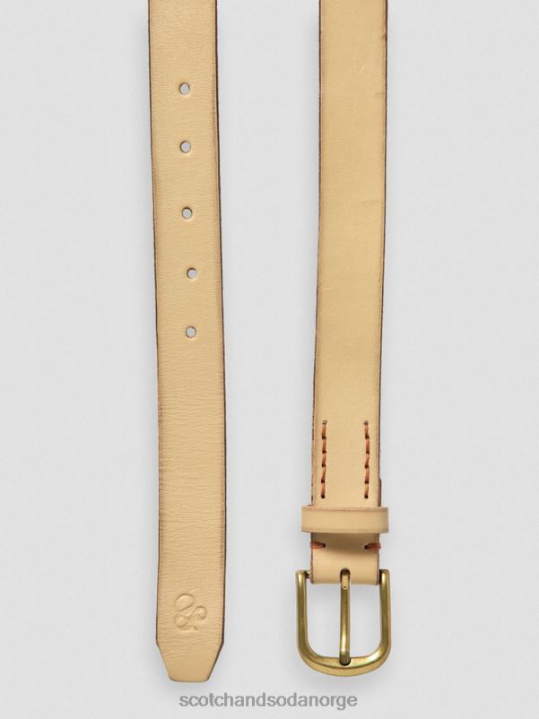 menn lærbelte sand N40XD716 tilbehør Scotch & Soda