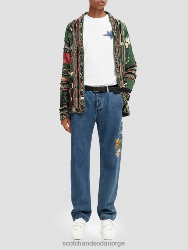 menn lærbelte svart N40XD722 tilbehør Scotch & Soda