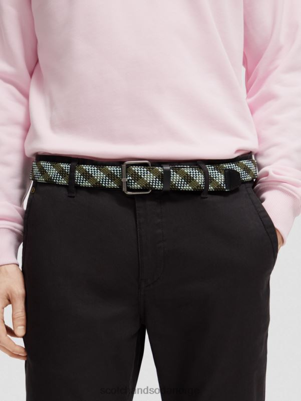 menn skinntrimmet båndbelte kombinasjon b N40XD715 tilbehør Scotch & Soda