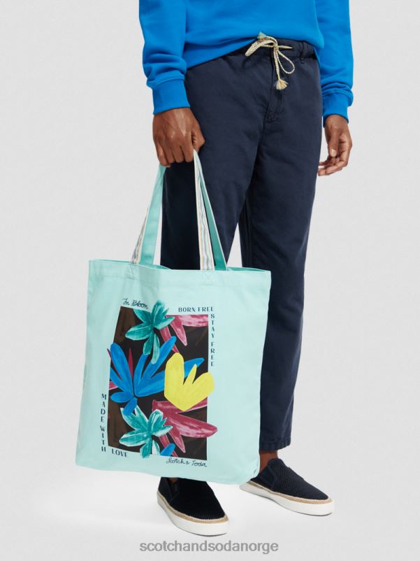 menn lerretskunst-tote bag bukt N40XD704 tilbehør Scotch & Soda