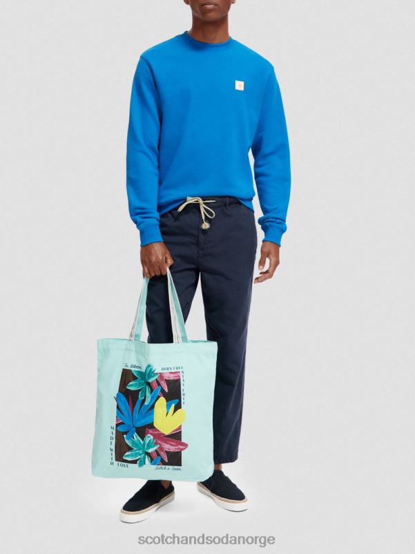 menn lerretskunst-tote bag bukt N40XD704 tilbehør Scotch & Soda