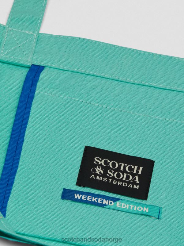 menn lerretskunst-tote bag bukt N40XD704 tilbehør Scotch & Soda