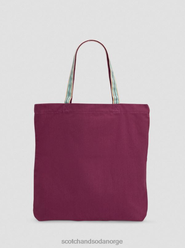 menn lerretskunst-tote bag dahlia N40XD698 tilbehør Scotch & Soda
