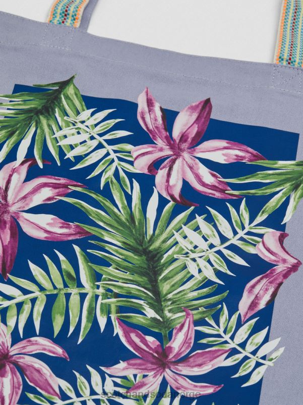 menn lerretskunst-tote bag lysegrå N40XD705 tilbehør Scotch & Soda