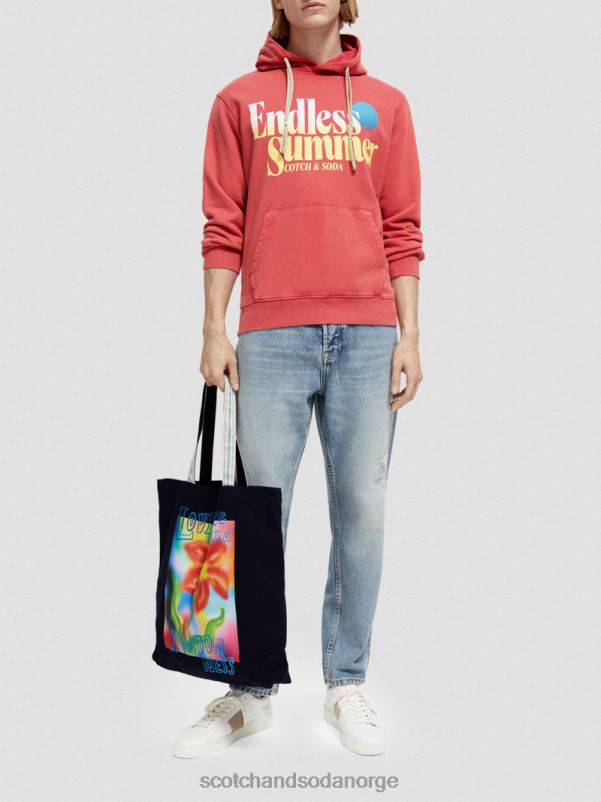 menn lerretskunst-tote bag natt N40XD699 tilbehør Scotch & Soda