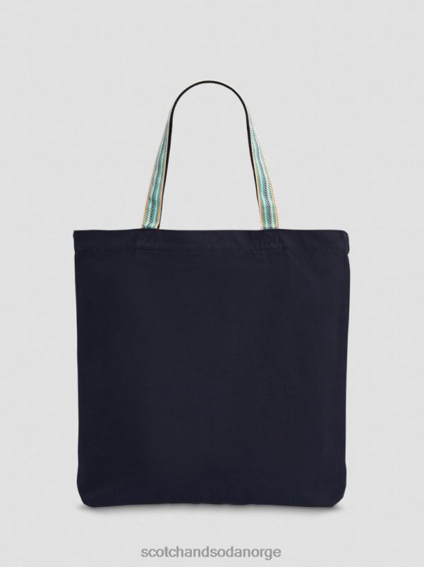 menn lerretskunst-tote bag natt N40XD699 tilbehør Scotch & Soda